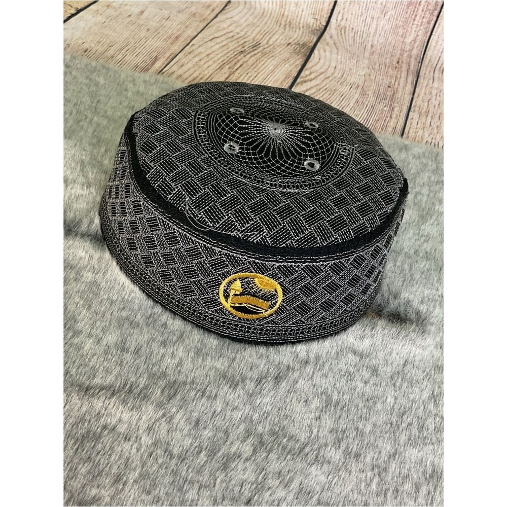 Embroidered Men’s Prayer Kufi Cap